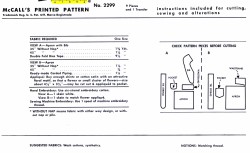 McCall's 2299