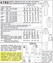 McCall's 4789