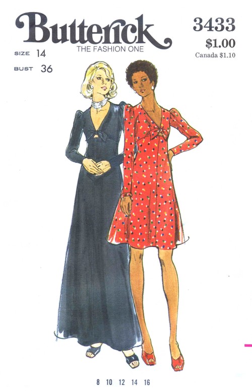 UNCUT Simplicity 7040 Vintage Sewing Pattern ©1975 Misses' Sun Dress or Jumper in Two Lengths Sewing Pattern Size 12