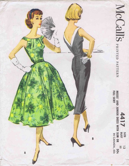 McCalls 8400 Vintage Dress & Slip Pattern