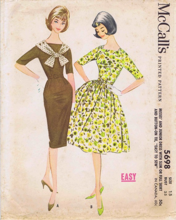 8-10-12 Vintage McCall's Misses Skirt pattern 2869 Size B
