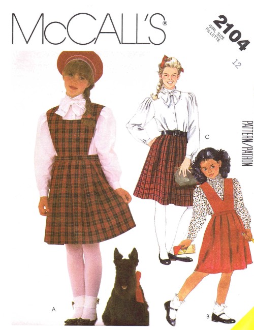 8-10-12 Vintage McCall's Misses Skirt pattern 2869 Size B