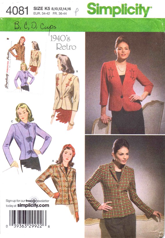 Vintage Sewing Patterns Out of Print Retro, Vogue, Simplicity