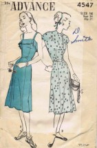 Advance 4547 Vintage Sewing Pattern Womens Sundress & Bolero Size 16 Bust 34