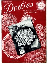 Doilies Luncheon Sets Table Runners Crochet Pattern Book No. 147