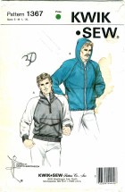 Kwik Sew 1367 Mens Jacket Chest 34 - 40