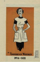 1960s Vintage McCalls Sewing Pattern Free Sample Apron Fits All –  Vintage4me2