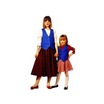 Girls Vest Top Skirt McCalls 6644 Vintage Sewing Pattern Size 4 - 5 - 6