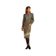 1980s Misses Dress McCalls 4450 Vintage Sewing Pattern Size 12 - 14 - 16