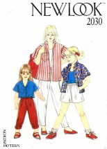 New Look 2030 Girls Shirt Pants Shorts Size 4 - 14