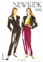 New Look 6162 Sewing Pattern Jacket Pants Suit Size 8 - 18 Bust 31 1/2 - 40