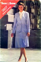 See & Sew 3807 Sewing Pattern Misses Jacket Skirt Size 14 - 16 - 18