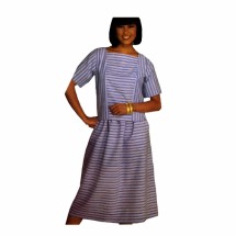 1980s Two Piece Dress Top Skirt Simplicity 6761 Vintage Sewing Pattern Size 6 - 8 - 10