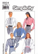 Simplicity 8804 Misses Shirt Sewing Pattern Size 6 - 8 - 10 - 12