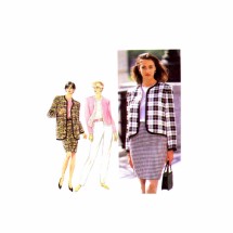Misses Pants Skirt Jacket Simplicity 7973 Vintage Sewing Pattern Size 12-14-16-18
