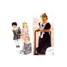 Toddlers Dress and Jumpsuit Simplicity 8795 Vintage Sewing Pattern Size 1-2-3-4