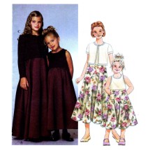 Girls Dress Knit Cardigan Jessica McClintock Simplicity 9018 Sewing Pattern Size 3 - 4 - 5 - 6