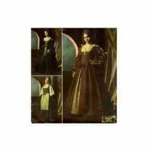 Renaissance Medieval Dress Costume Simplicity 4488 Sewing Pattern Size 16 - 18 - 20 - 22 - 24