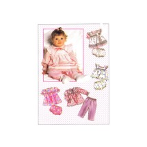 Babies Top Apron or Sundress Pants Panties Simplicity 9351 Vintage Sewing Pattern Size 18 Months