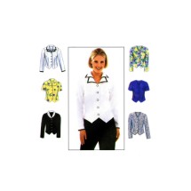 Misses Semi Fitted Shaped Hem Blouse Simplicity 8468 Sewing Pattern Size 8 - 10 - 12