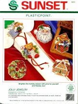 Christmas Jolly Jewelry Pins Sunset Plasticpoint Kit