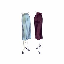 1950s Misses Slim Skirt Vogue 7175 Vintage Sewing Pattern Waist 26
