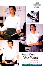 Vogue 7332 Sewing Pattern Misses Fitted Blouse Size 6 - 8 - 10